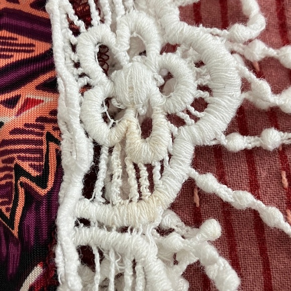 Cat D. Bohemian Fringe open front sweater - Picture 13 of 13